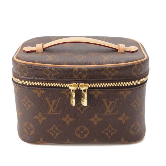 Louis Vuitton Handbags - Louis Vuitton Monogram Leather Brown Nice Vanity Bag Cosmetic Pouch Brown